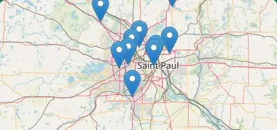 Smart Start MN locations map